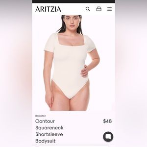 Aritzia Squareneck Bodysuit